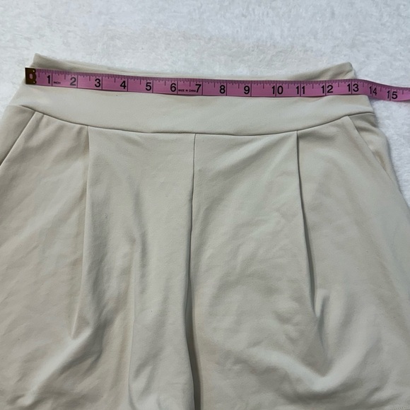 NWT Susana Monaco Blanched Almond High Waist Tailored Comfortable Shorts - Picture 7 of 15